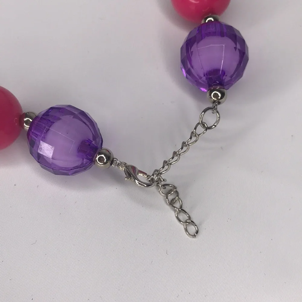 Christmas‎ Tree Chunky Bubblegum Beaded Necklace